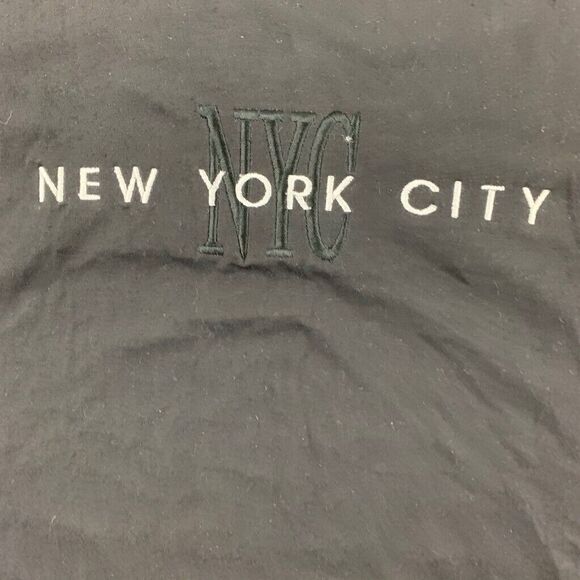 New York City NYC Bootleg CK Mens T-Shirt Black Crew Neck‎ Combed Cotton L - Picture 2 of 6